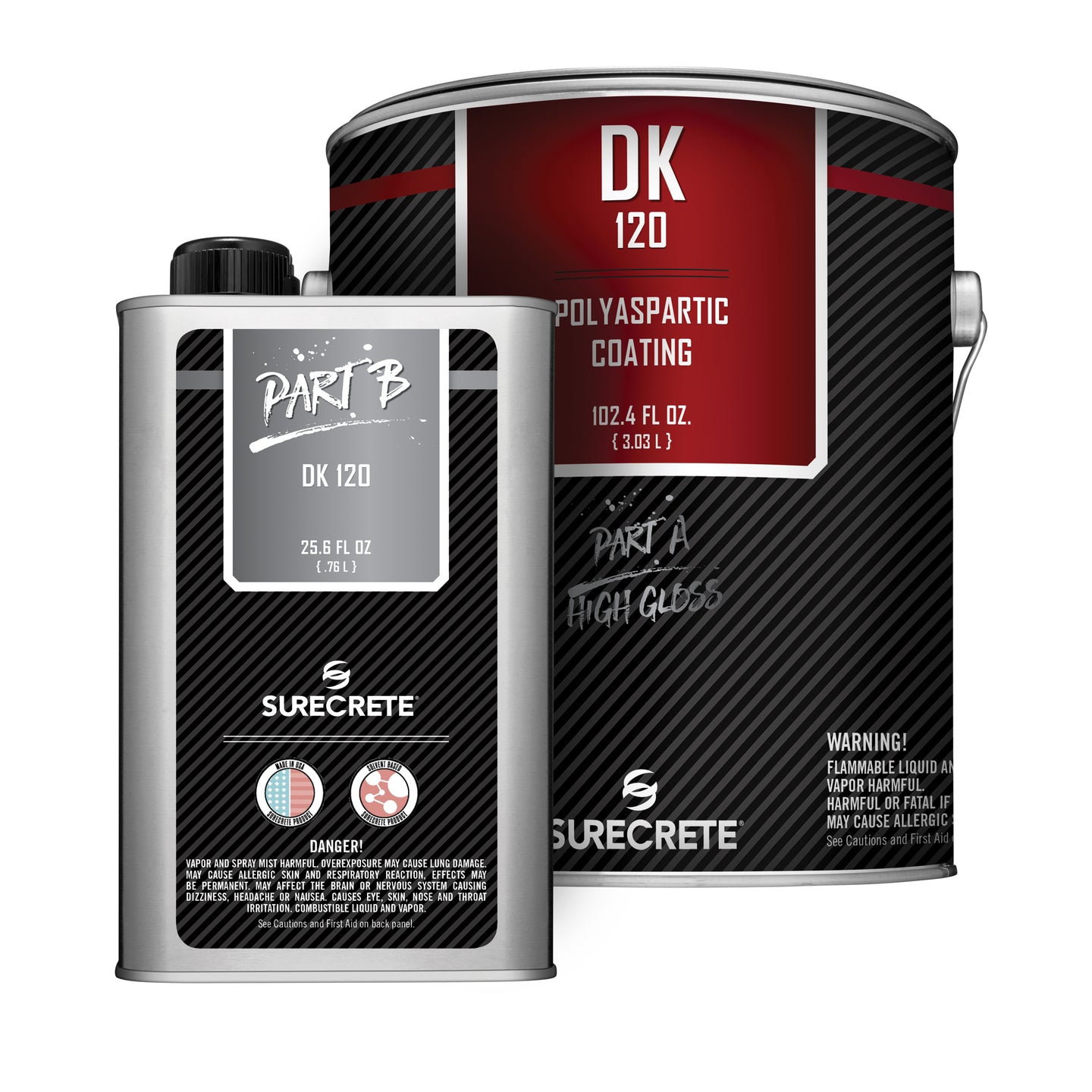 DK 120 Polyaspartic Clear Concrete Sealer