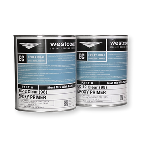 Westcoat EC-12 100% Solids CLEAR Epoxy Primer - 1.5 Gallon Kit