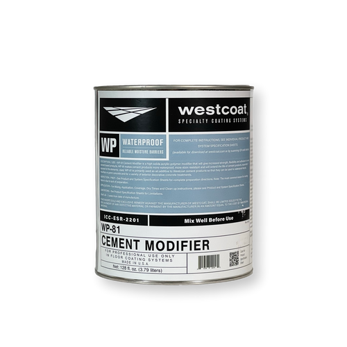 Westcoat WP-81 Acrylic Polymer Cement Modifier - 1 Gallon
