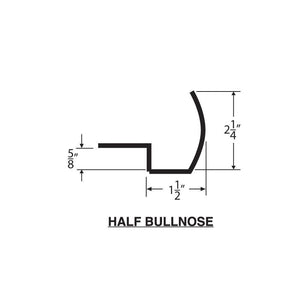 Z CounterForm 2-1/4" X 60' Half Bullnose Concrete Countertop Form