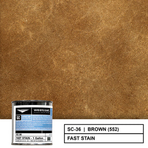 Westcoat SC-36 Fast Stain - 1 Gallon (1/2 Pint Can Makes 1 Gallon)