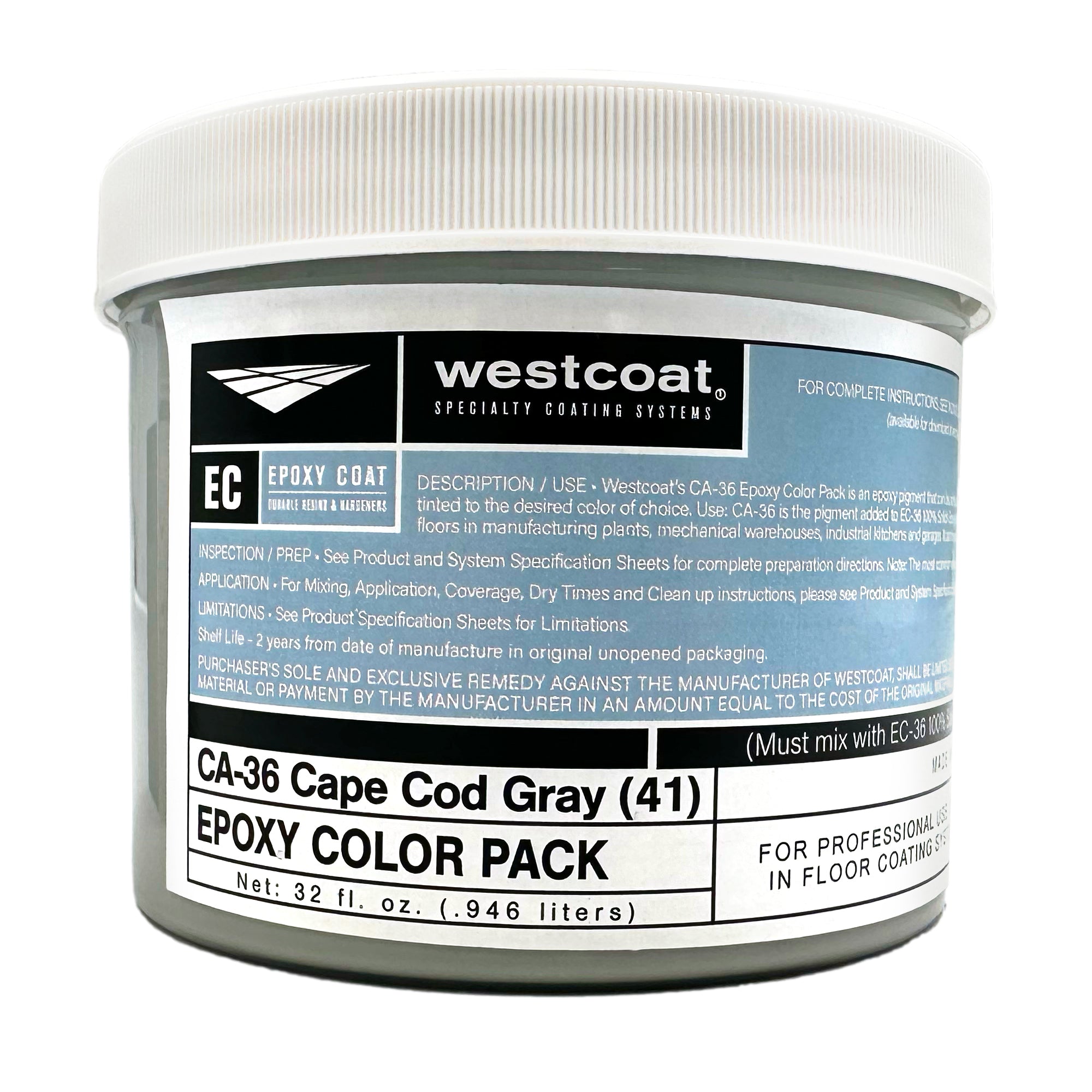 Westcoat CA-36 Epoxy Color Pack – Concrete Exchange