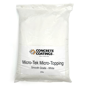 Concrete Coatings Microtek - 20 lb Bag Smooth-Grade White Concrete Overlay