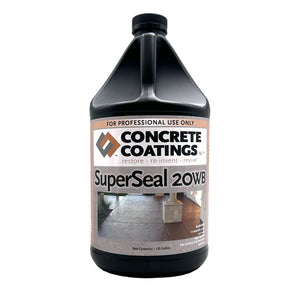 Concrete Coatings SuperSeal 20WB Water-Based Acrylic Sealer - Satin - –  Concrete Exchange