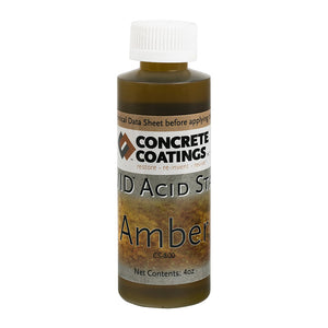 Concrete Coatings Vivid Acid Stain - 4 oz Testing Size