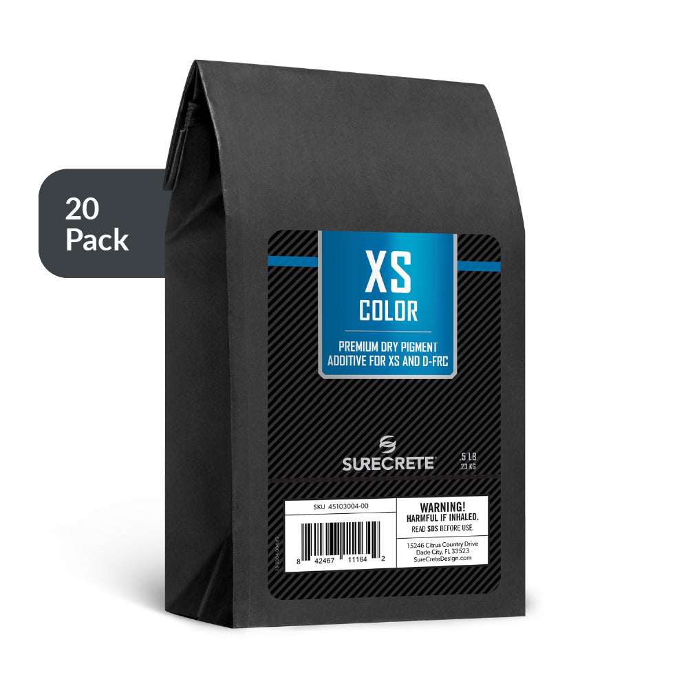 Case of 20 Surecrete XS Premium Concrete Color Pack