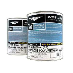 Westcoat SC-65 Water-based CLEAR Polyurethane Concrete Sealer