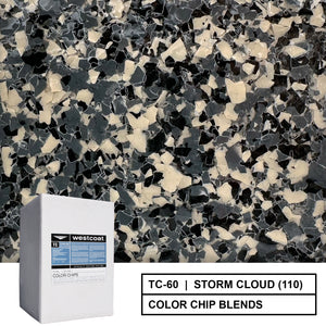 Westcoat TC-60 Epoxy Flake Color Chip Blend - 55 lbs