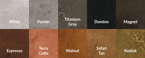 Surecrete Color Samples SureCrete Eco-Stain Water-Based Stain for Concrete - 128 oz (Gallon ...