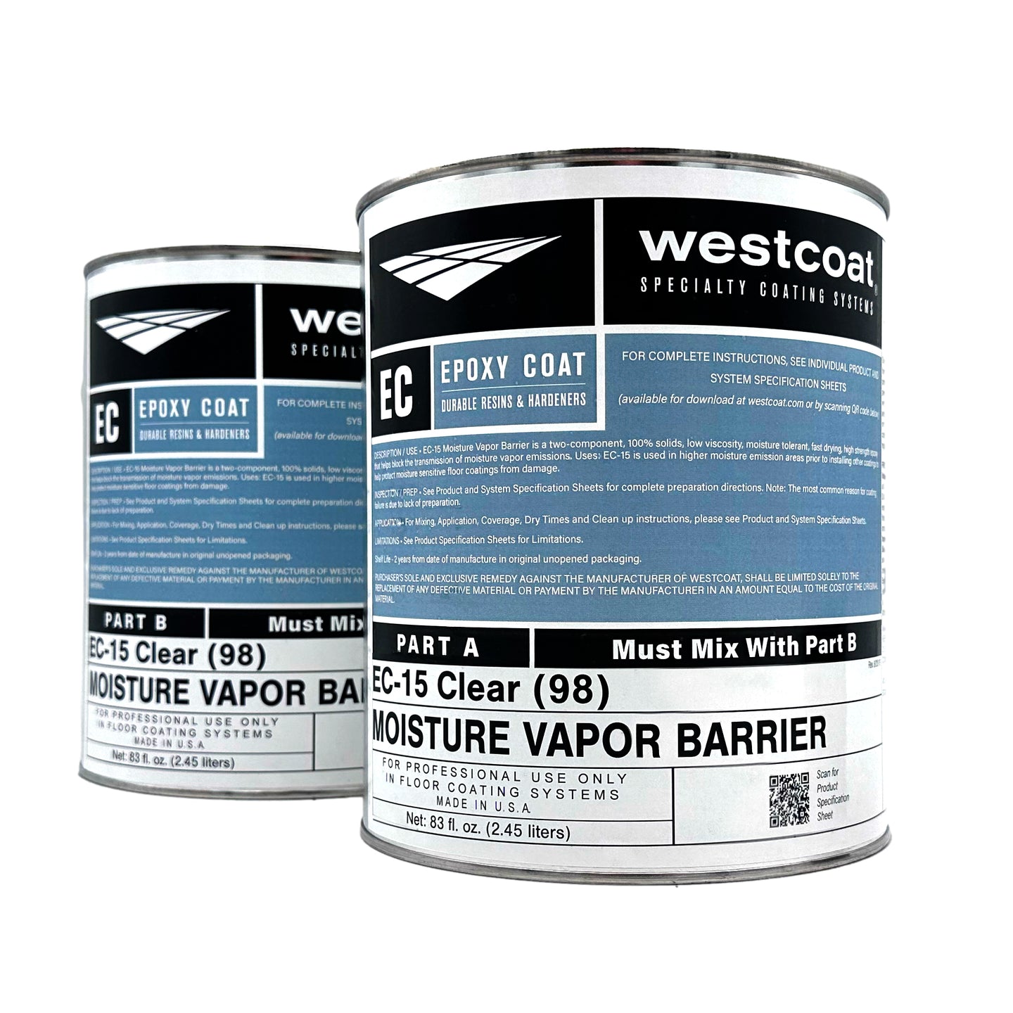 Westcoat EC-15 Moisture Vapor Barrier (MVB) | 1.65 Gallon