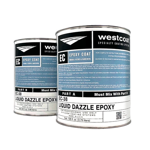 Westcoat EC-38 Liquid Dazzle Epoxy | 1.5 Gallon