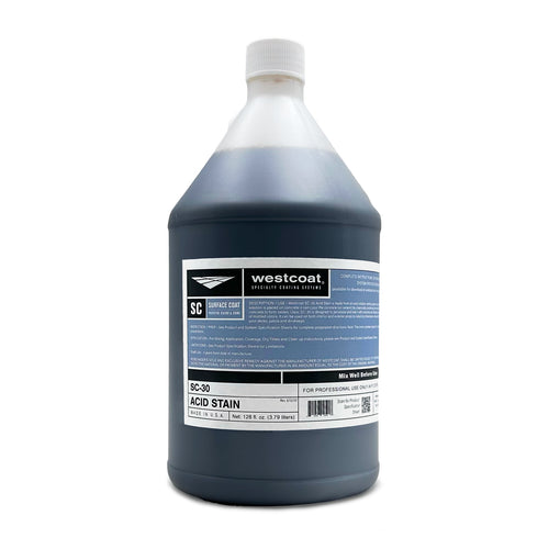 Westcoat SC-30 Acid Stain for Concrete - 1 Gallon