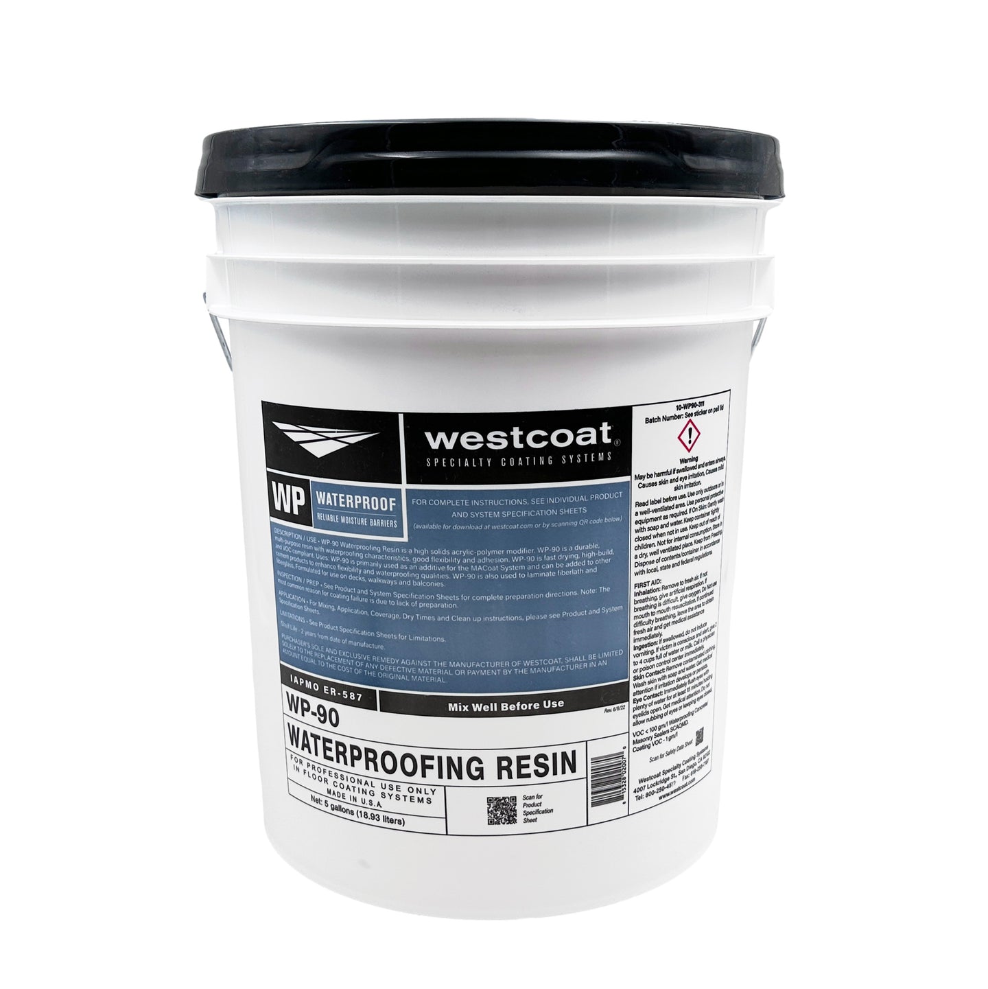 Westcoat WP-90 Waterproofing Resin | 5 Gallons
