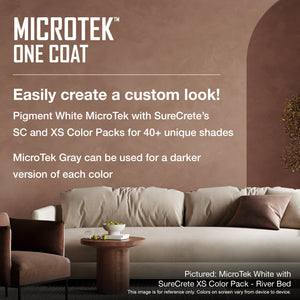SureCrete MicroTek One Coat Microcement Overlay for Concrete | 40 lb
