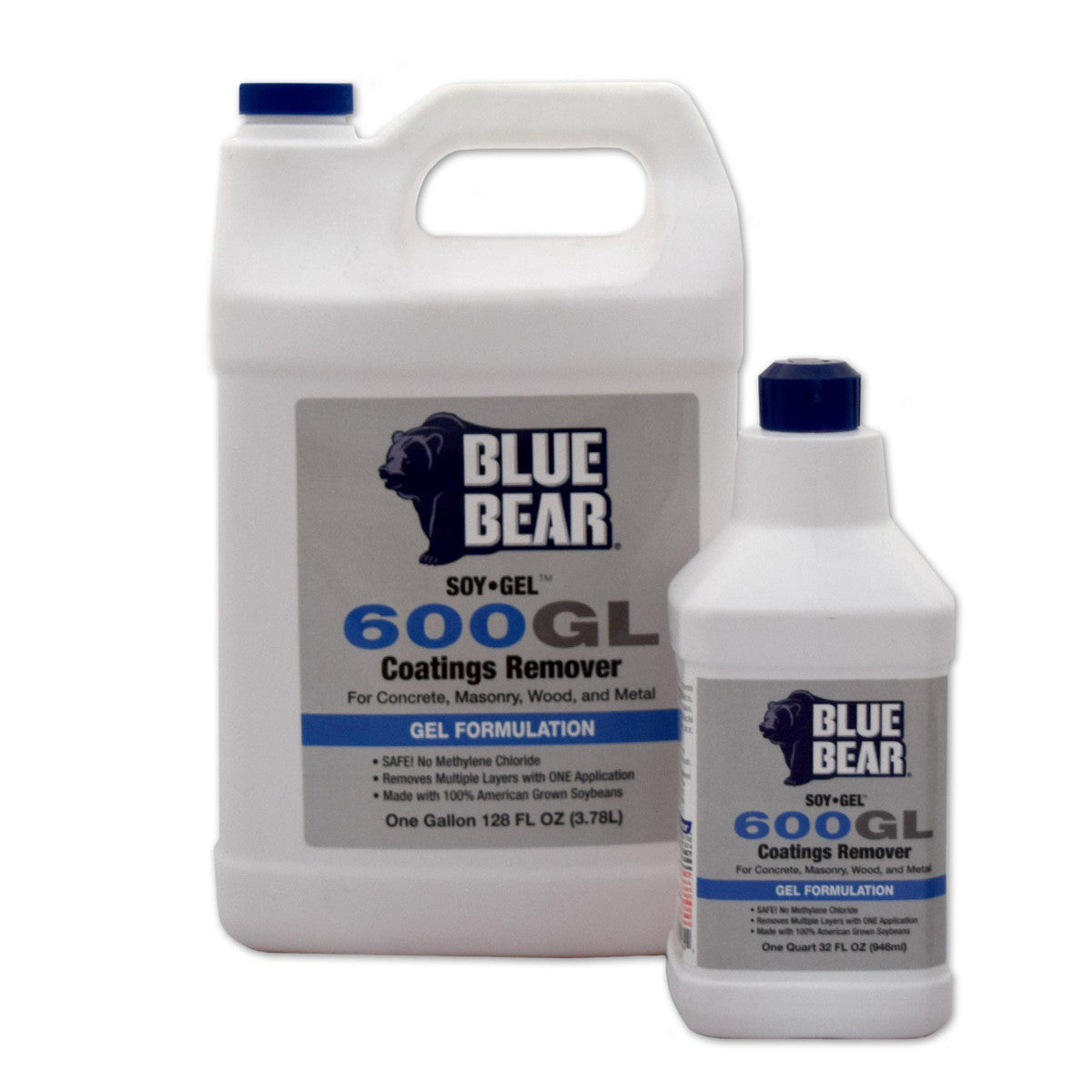 Soy Gel 600GL Blue Bear Paint, Urethane, and Coatings Stripper