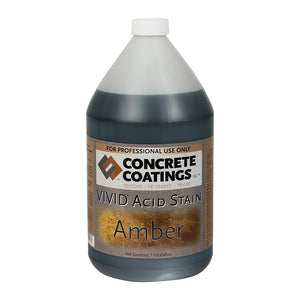 Concrete Coatings Vivid Acid Stain - 1 Gallon