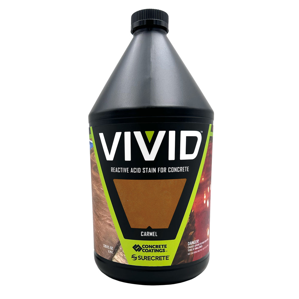 Concrete Coatings Vivid Acid Stain 1 Gallon Concrete Exchange