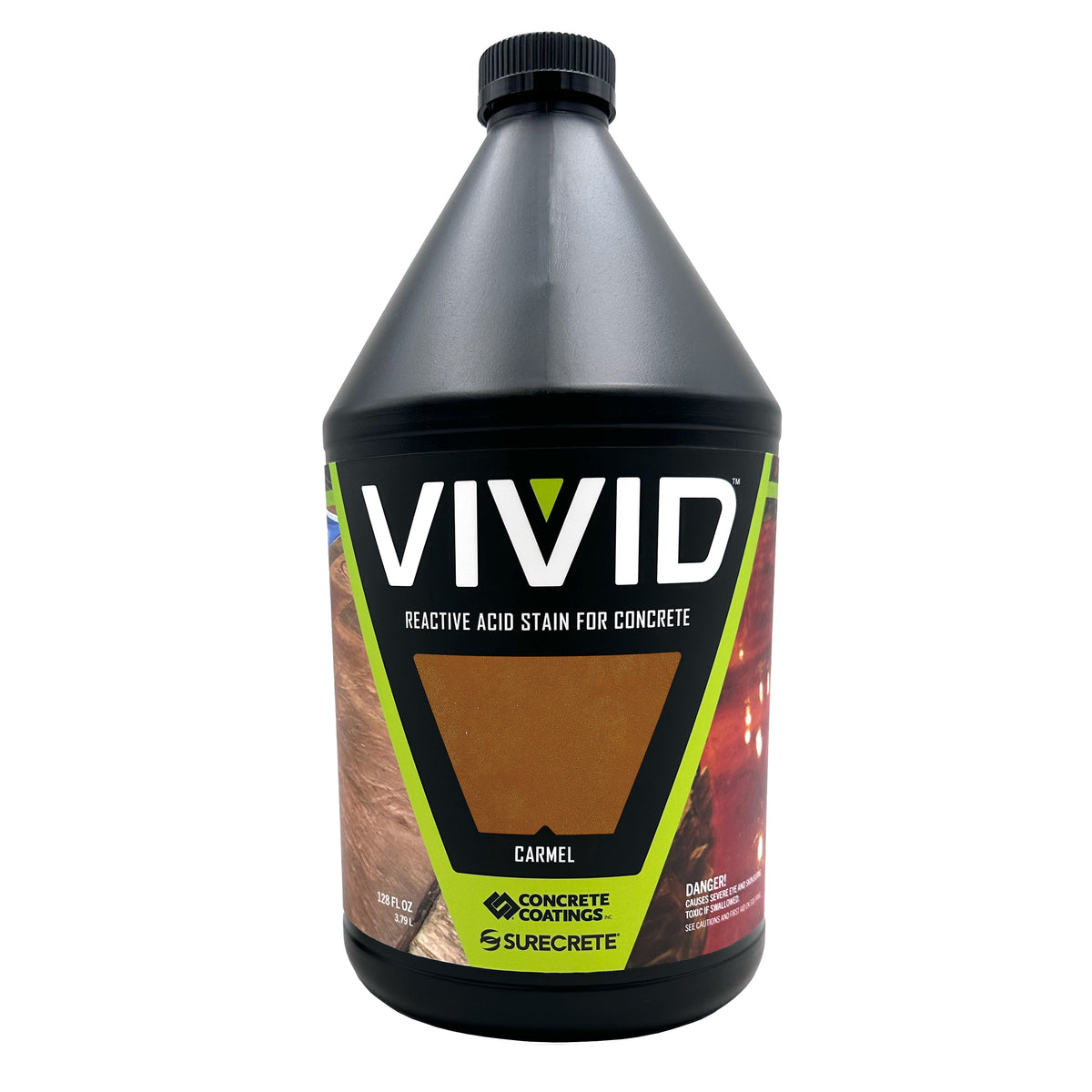 Concrete Coatings Vivid Acid Stain 1 Gallon Concrete Exchange