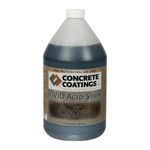 Concrete Coatings Vivid Acid Stain - 1 Gallon