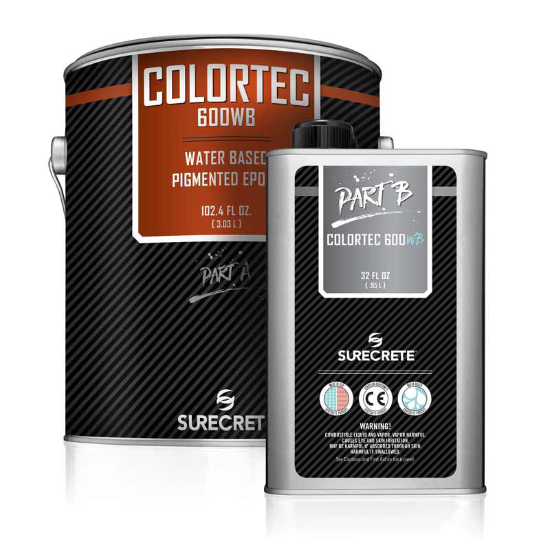 Surecrete ColorTec 600WB Water-Based Pigmented Epoxy