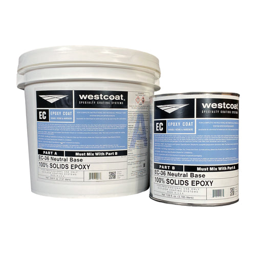 Westcoat EC-36 100% Solids Epoxy 3-Gallon Kit