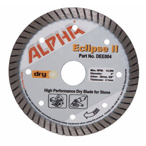 Alpha® Eclipse II Wet/Dry Concrete and Stone Cutting Blades