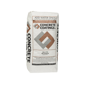 Concrete Coatings Microtek - 40 lb Bag Smooth-Grade Gray Concrete Overlay