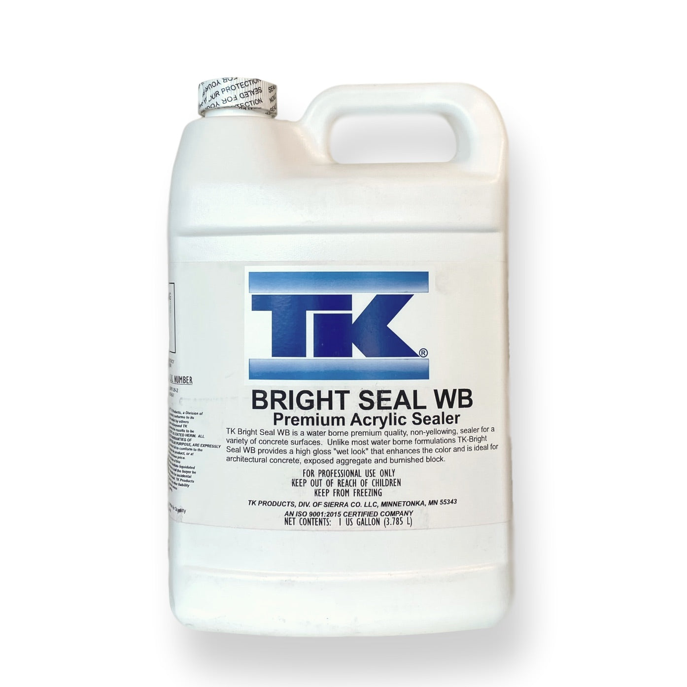 TK Products Bright Seal WB Premium Acrylic Concrete Sealer