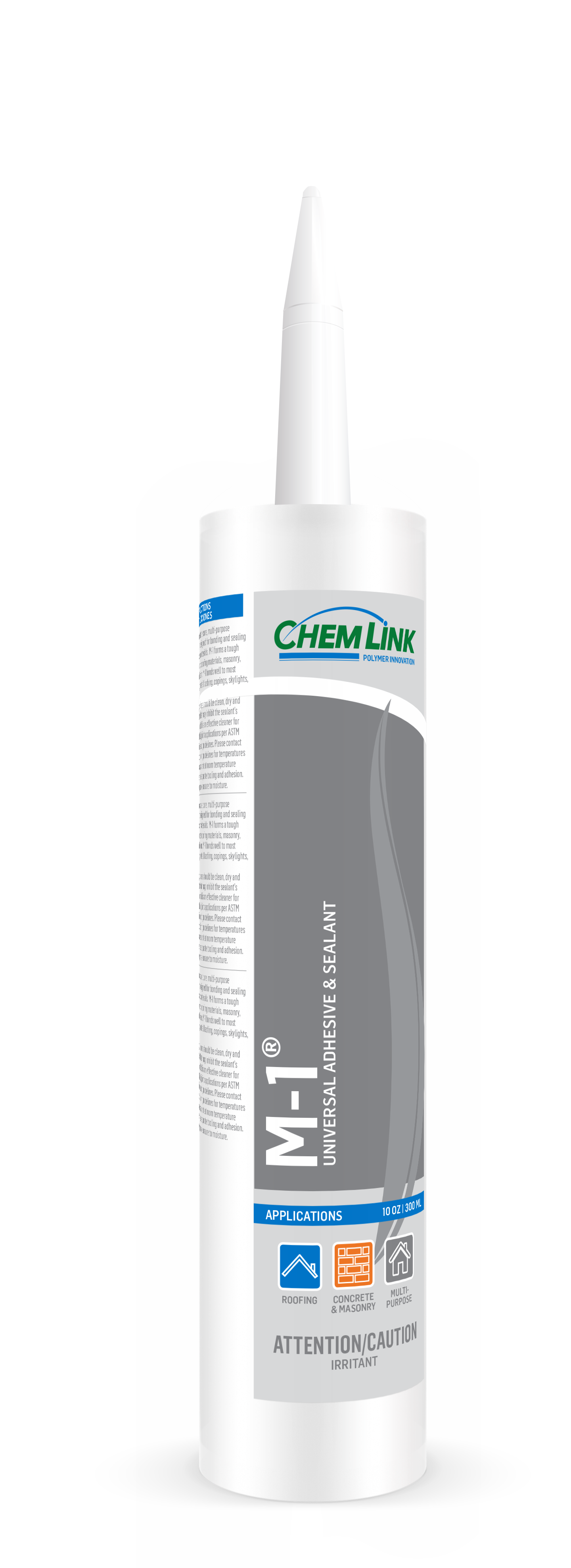 ChemLink M-1 Universal Adhesive & Sealant - 10 oz Cartridge