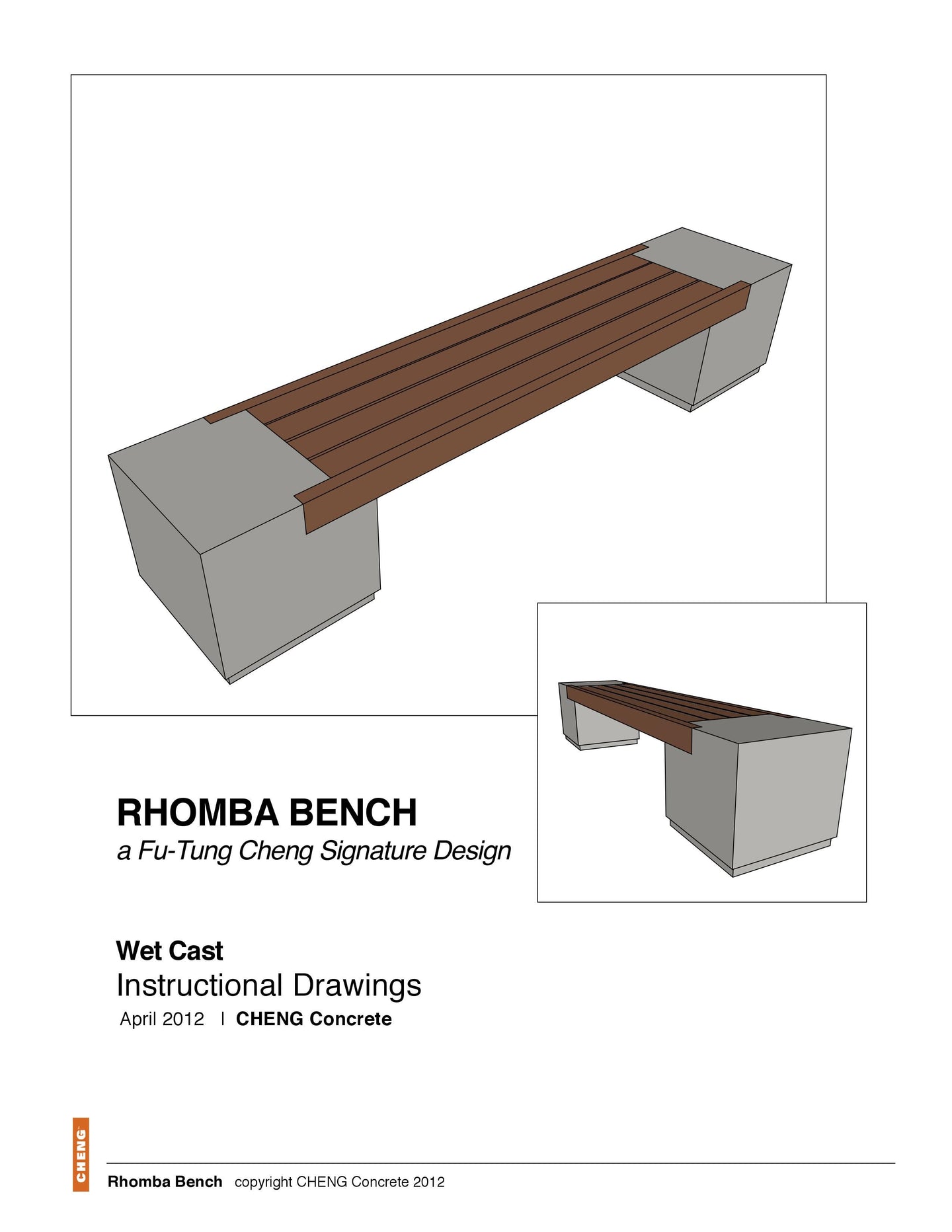 GFRC Rhomba Bench Project How-to Drawings